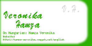 veronika hamza business card
